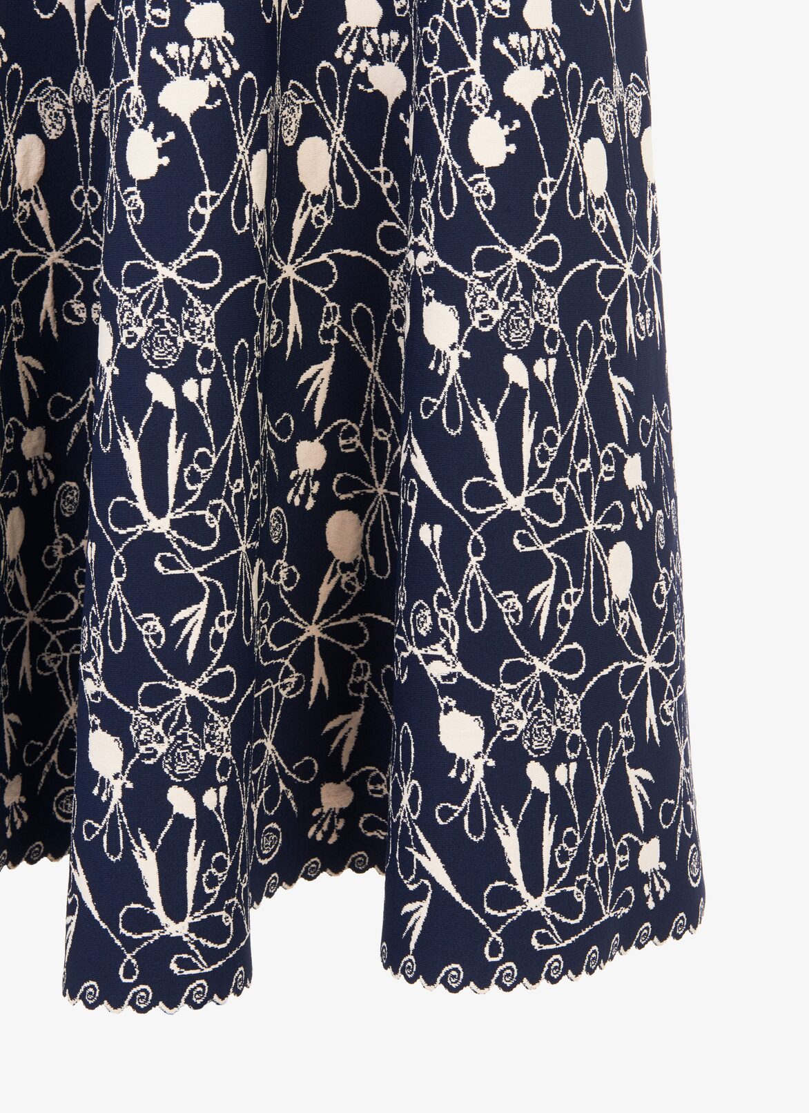 Long Dress ALAÏA BLUE/BEIGE LONG DRESS